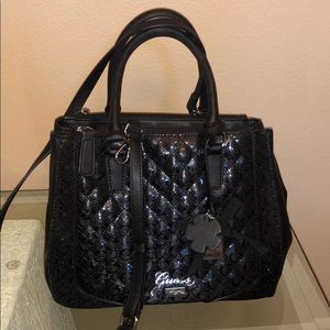 GUESS Logo Satchel Bag